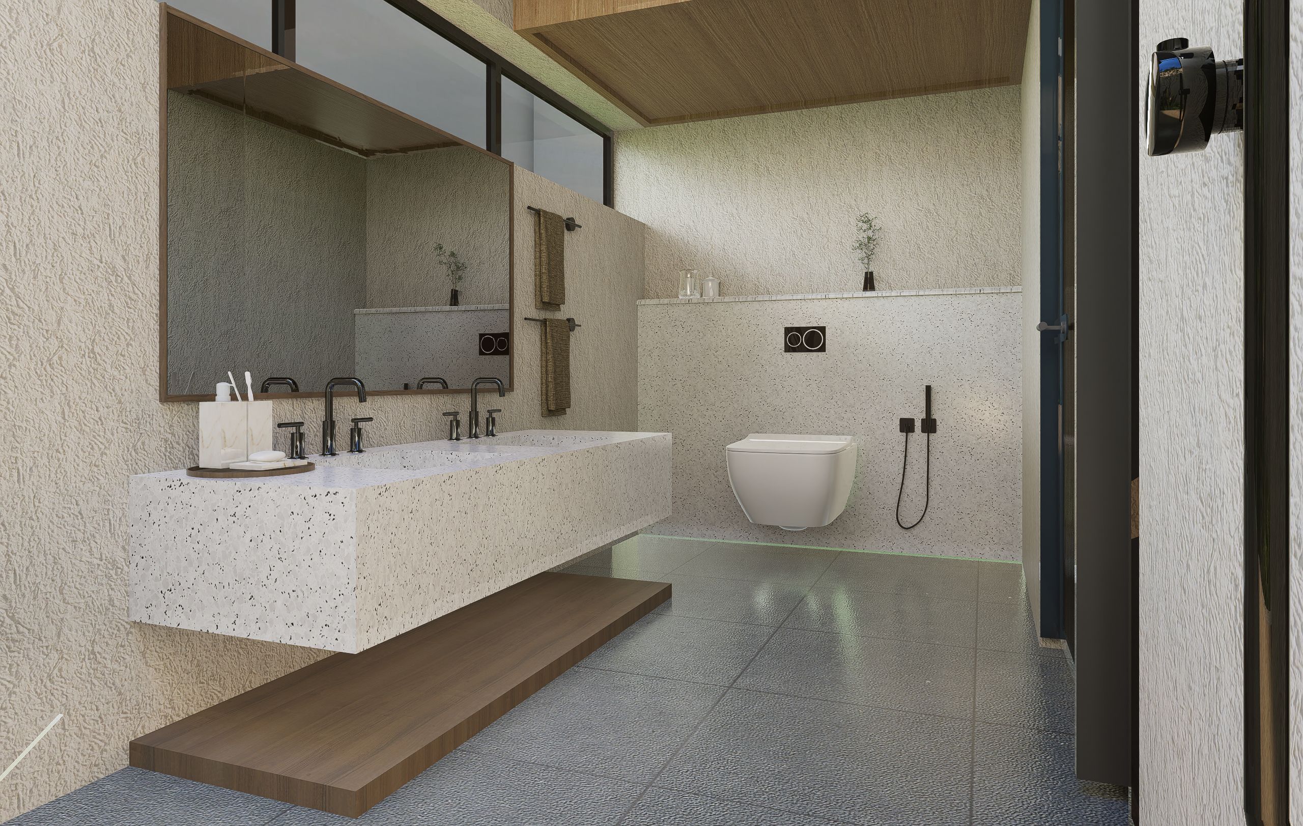 Refined bathroom